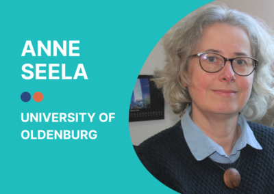 “We are convinced that by putting business ideas in a wider context, we can support out-of-the-box thinking”: Anne Seela, University of Oldenburg