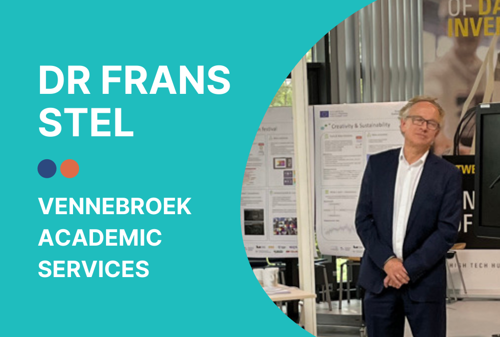 “Building up a strong ecosystem of long-term partners is key”: Dr Frans Stel, Vennebroek Academic Services
