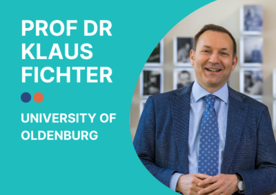 “To master the grand challenges of the future, we need specialists who learn how to tackle sustainability challenges as early as their studies”: Prof Klaus Fichter, University of Oldenburg